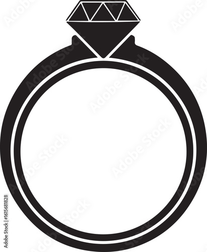 DIAMOND RING SILHOUETTE