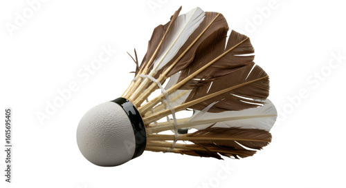 Isolated Realistic Shuttlecock Illustration With Transparent Background