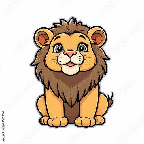 Huggable lion 57.eps Vinyl Design
