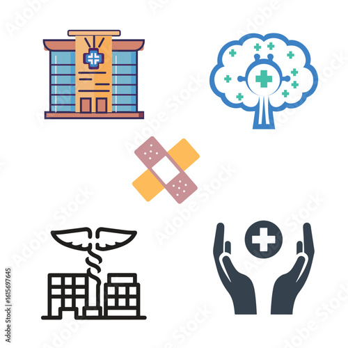 medical equipment icon Vector Style With White Background