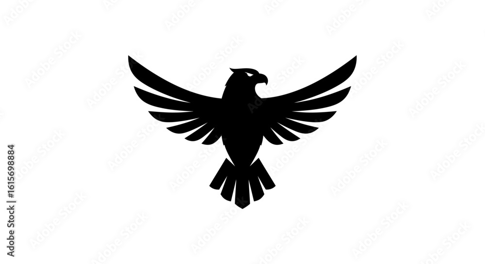 Obraz premium minimalist garuda bird mascot