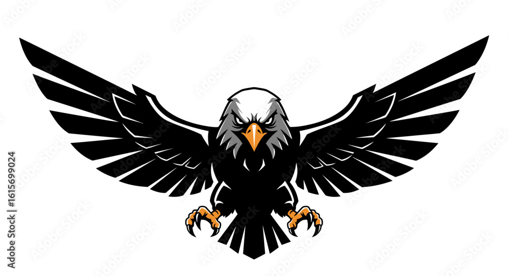 Fototapeta premium minimalist garuda bird mascot