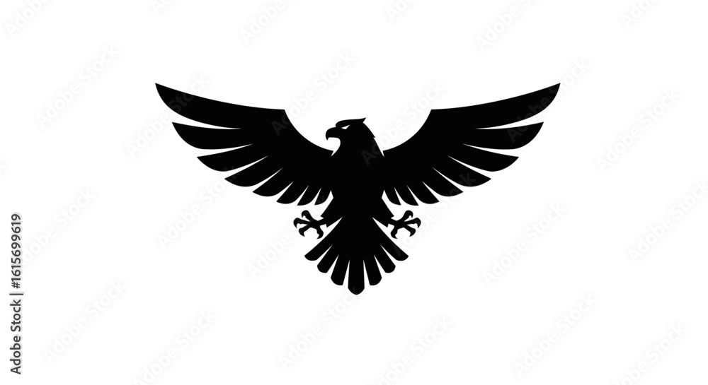 Obraz premium minimalist garuda bird mascot