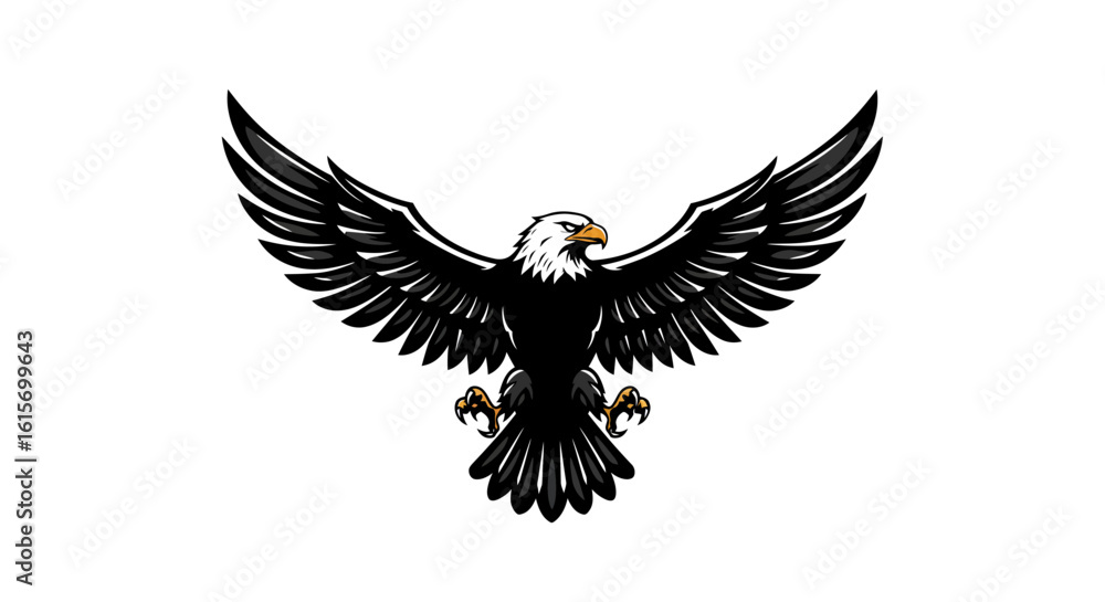 Obraz premium minimalist garuda bird mascot