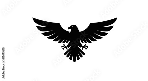 minimalist garuda bird mascot