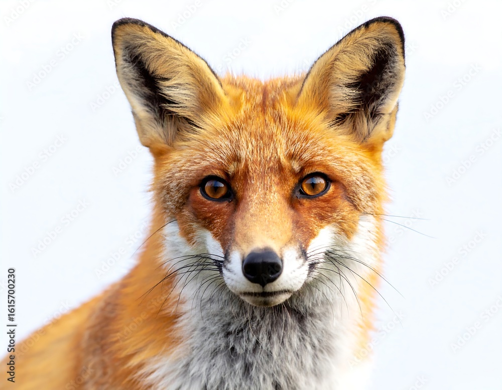 Fototapeta premium Close-up portrait of a red fox