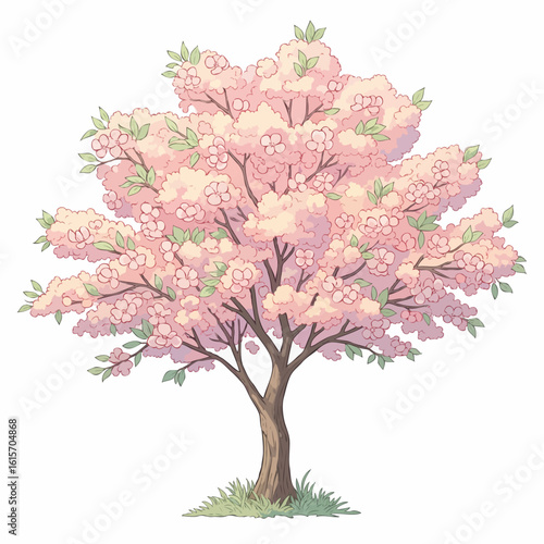 pink cherry tree