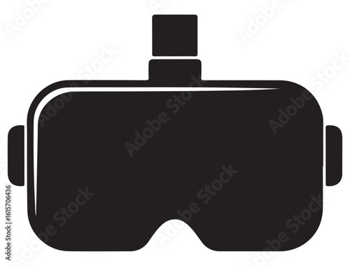VR HEADSET ICON SILHOUETTE