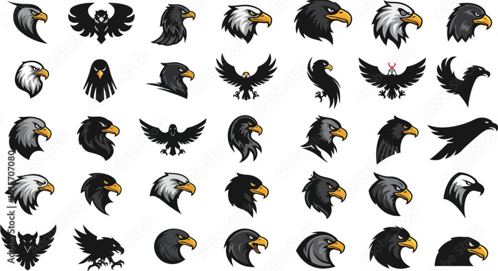 Fototapeta premium minimalist garuda bird mascot