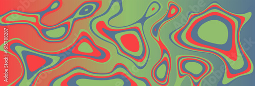 Abstract Red Green Blue Swirl Background