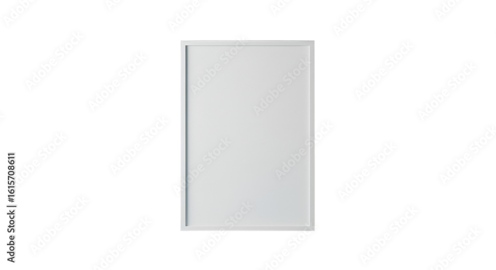 Isolated White Rectangle Frame On Black Background Illustration Isolated White Rectangle Frame On Black Background Illustration