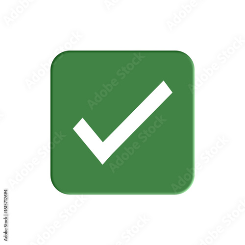 Free Download Green Check Mark Icon – Square Verified Tick PNG Transparent Symbol - GFXLoad
