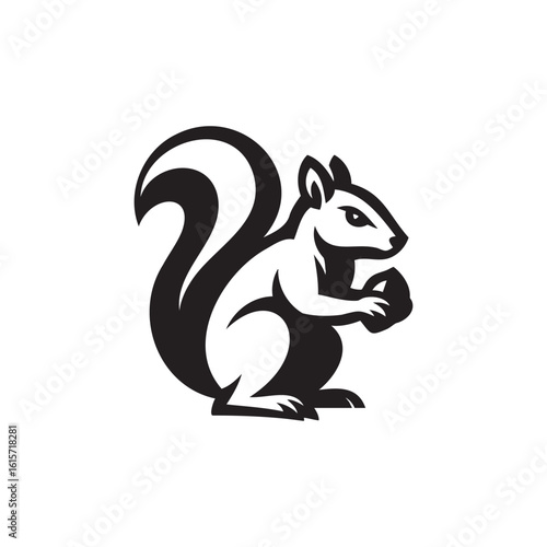 Squirrel Mascot Logo
