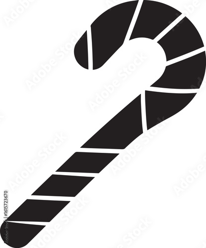  Minimal Sweet Candy Cane Vector Illustration