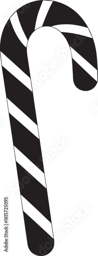 Minimal Sweet Candy Cane Vector Illustration