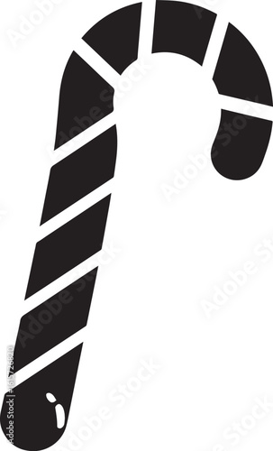  Minimal Sweet Candy Cane Vector Illustration