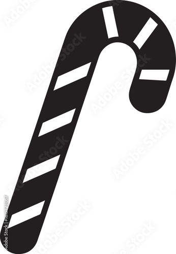  Minimal Sweet Candy Cane Vector Illustration