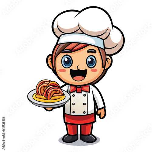 Chibi Chef and Cute Cartoon Character Design