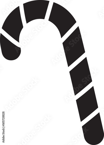 Minimal Sweet Candy Cane Vector Illustration