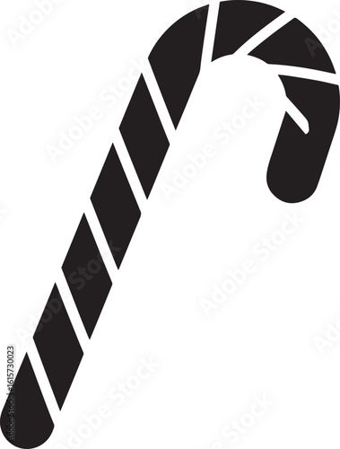  Minimal Sweet Candy Cane Vector Illustration