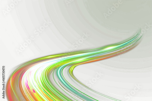 abstract green wave background