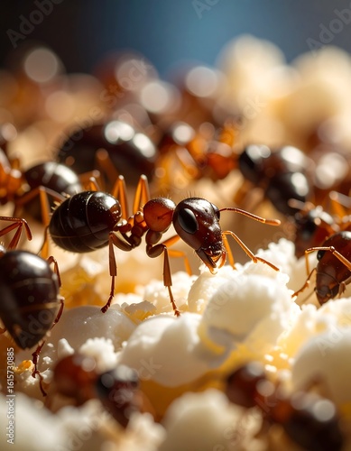 Wallpaper Mural Close-up of ants on popcorn Torontodigital.ca