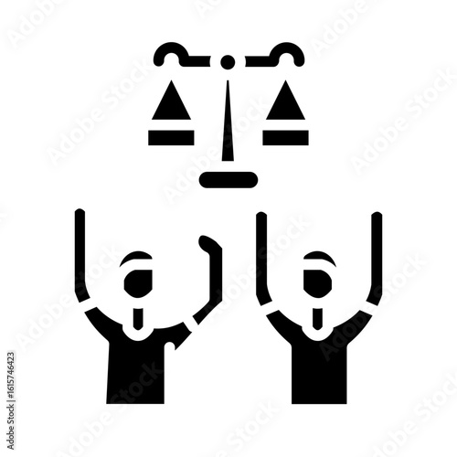 Support for justice icon