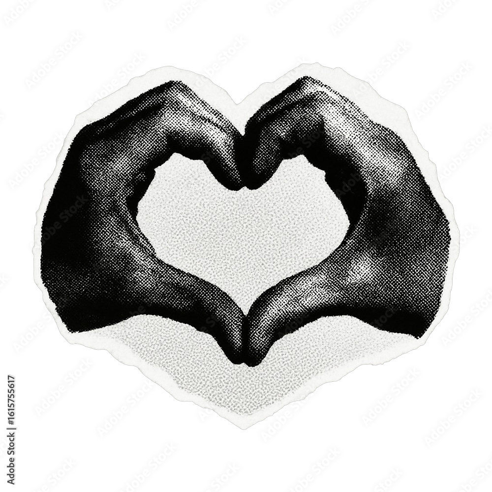Obraz premium PNG Hands forming heart shape.