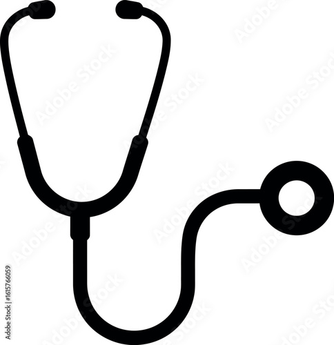 Stethoscope icon medical health care symbol