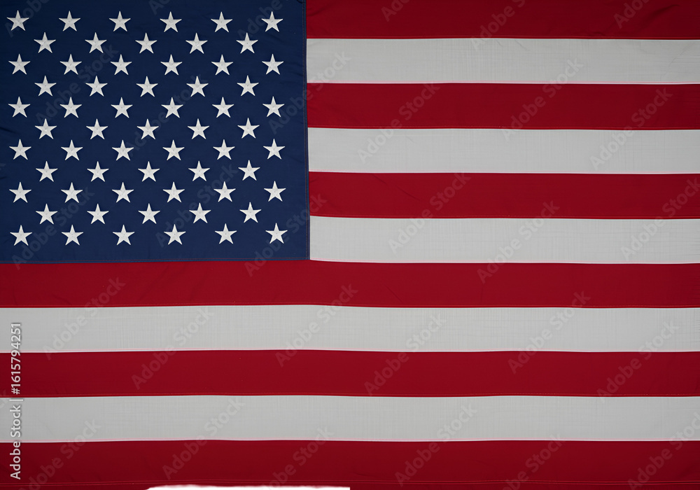 Naklejka premium USA Flag Illustration With Red White And Blue Colors Background For Independence