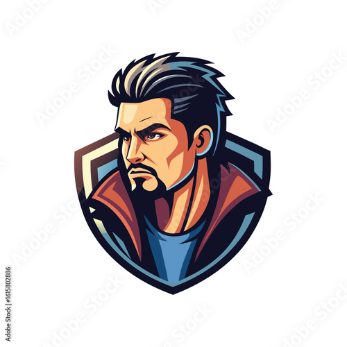 Cool Gaming Mascot Logo Illustration – Twitch & YouTube Use