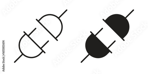 Plugin icon graphic doodle, sketch, outline drawing Vector illustration