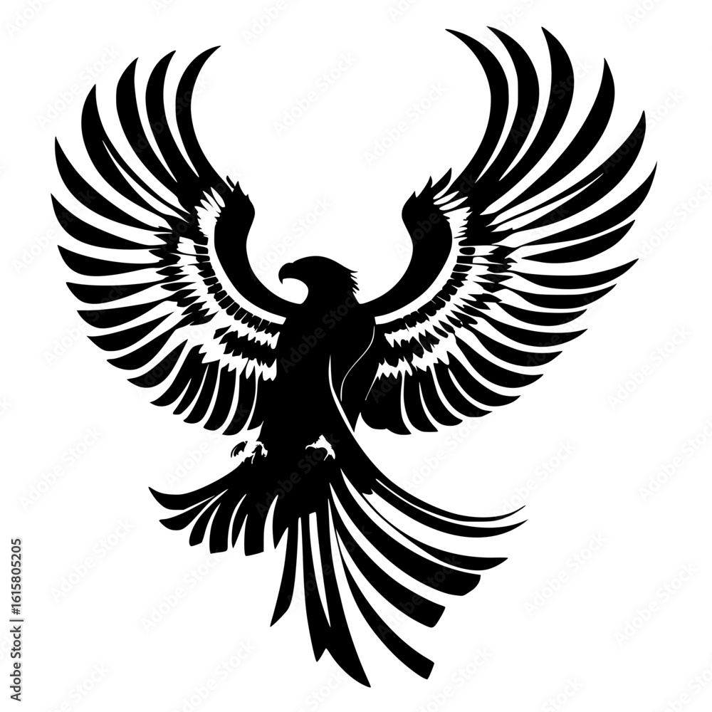 Fototapeta premium eagle with wings