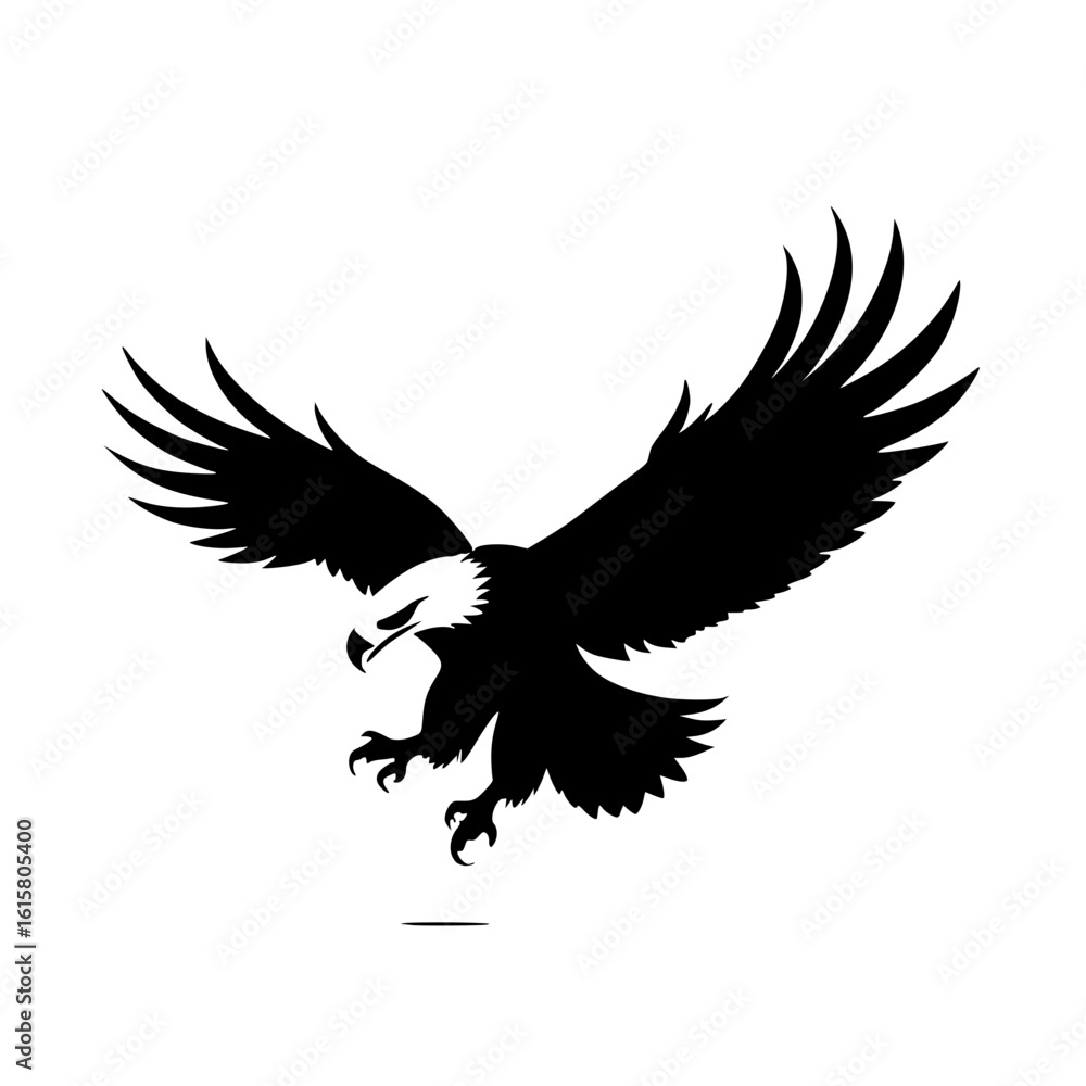 Obraz premium eagle on white background