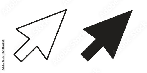 Mouse icon graphic doodle, sketch, outline drawing Vector illustration