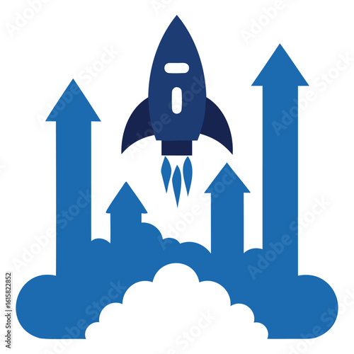 Dynamic Rocket Launch Graphics