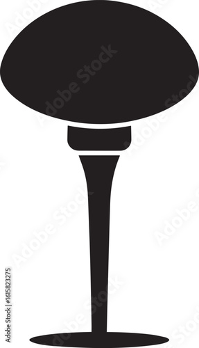  Minimal Golf Tee Shape Vector Illustration