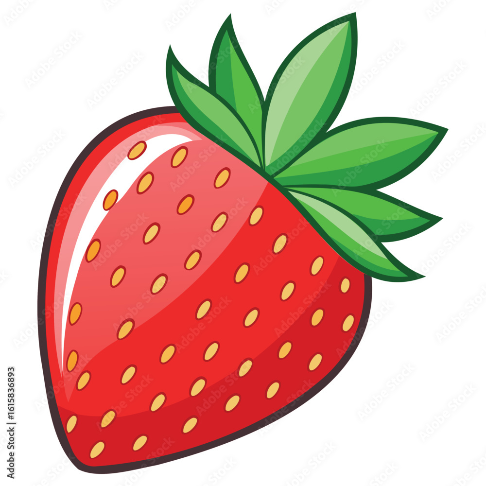 Obraz premium Fresh Strawberry Graphics