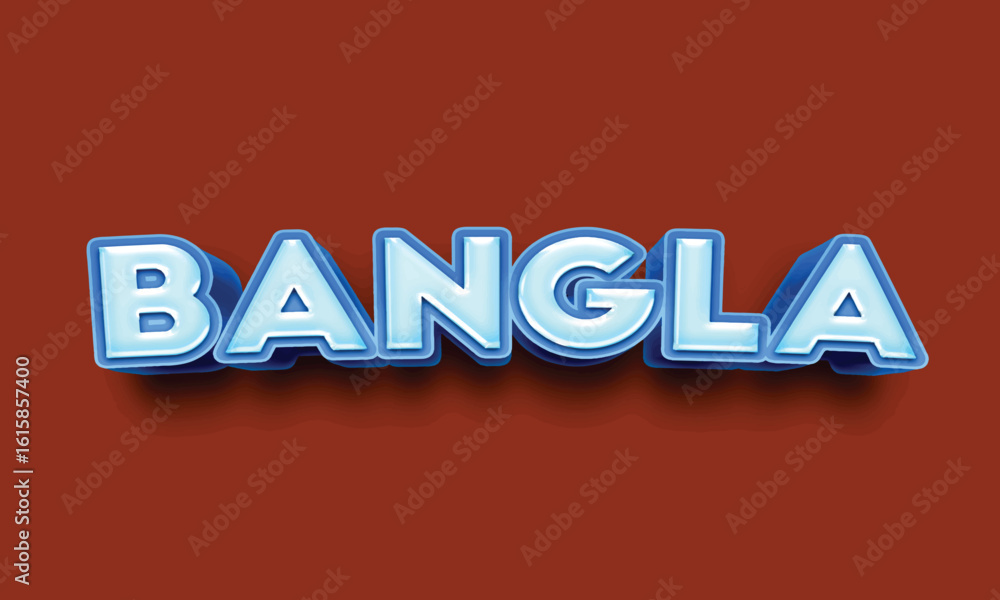3d text effect design