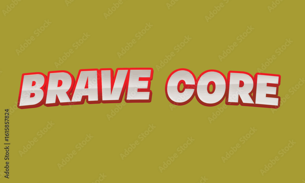 3d text effect design