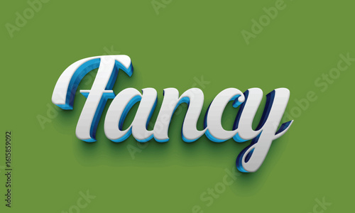 3d text effect design