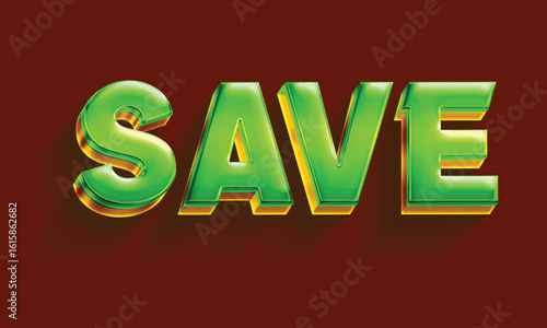 3d text effect design