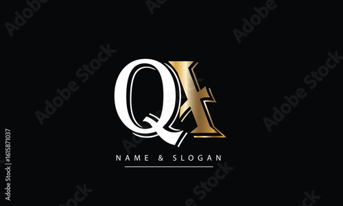 QA, AQ, Q, A Abstract Letters Logo Monogram