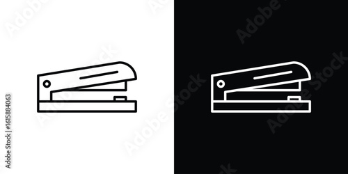 Stapler icon. Minimalist vector design. Editable stroke. EPS10