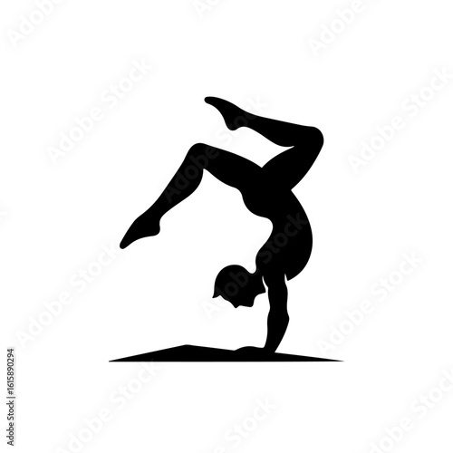somersault silhouette , somersault vector
