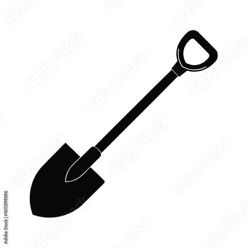 shovel vector illustration