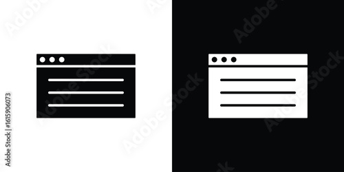 Web page icon. Vector Template. Concept Icon flat design.