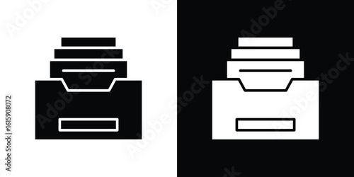 Store files icon. Vector Template. Concept Icon flat design.