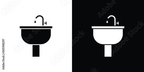 Sink icon. Vector Template. Concept Icon flat design.