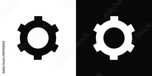 Settings icon. Vector Template. Concept Icon flat design.